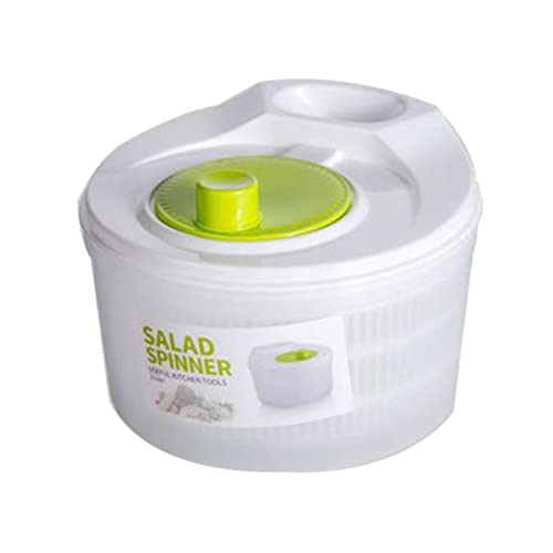 Spinner de salada grande de 5 L da Serable, com tigela de secagem rápida para vegetais ou alface