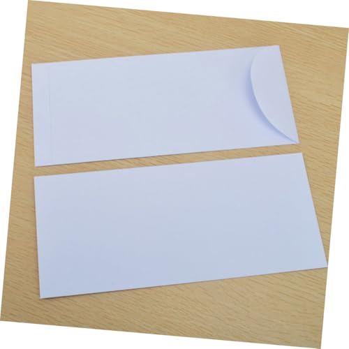 Enveloppes d'invitation vierges blanches HOMSFOU épaisses pour envoi postal sécurisé