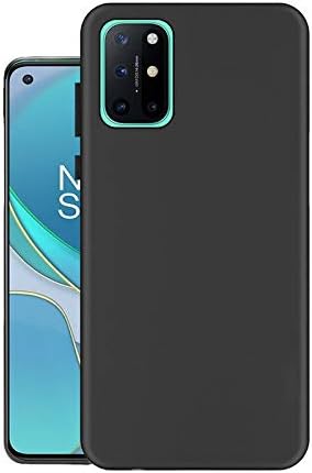 Hello Zone Exclusive Matte Finish Soft Back Case Cover for OnePlus 8T - Black