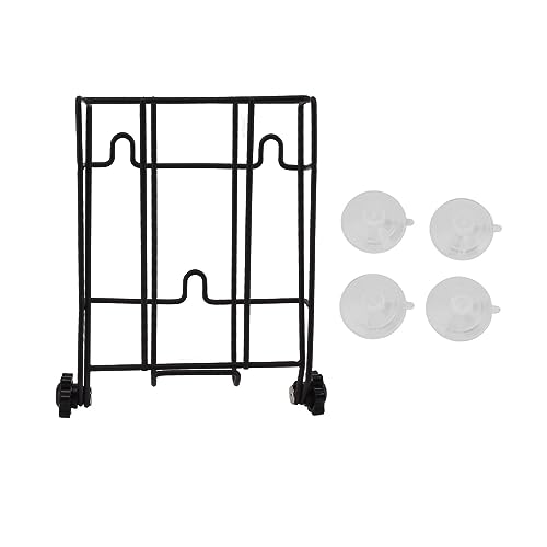 Support de cuillère à glace robuste en acier inoxydable pliable avec ventouses