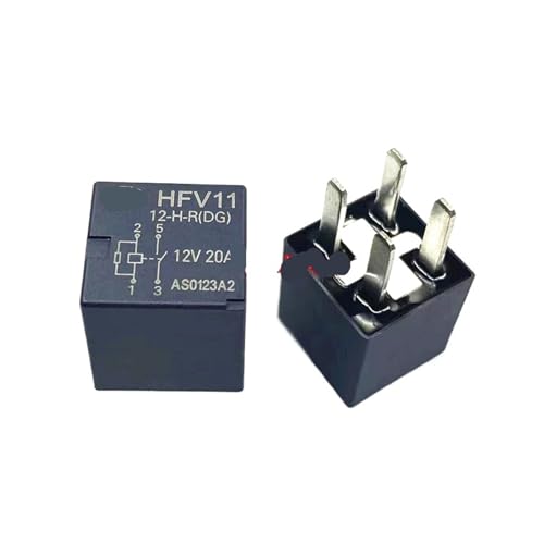 Relé de coche HFV11 12-HR de 4 pines y 12V para sustitución de componentes