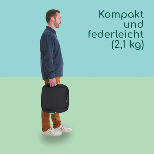 Bebeconfort Manga i-Fix ISOFIX Sitzerhöhung, 128–150 cm, Tinted Black – Ansicht 6