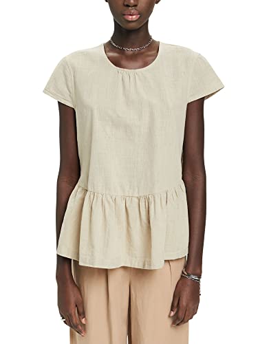 ESPRIT Bluse aus nachhaltiger Baumwolle mit kurzen Ärmeln., 12.99