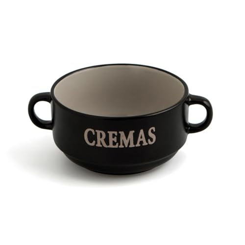 Quid Rustik Bol Cerámico 16x12x7cm - 45cl Gres Apto Microondas Apilable