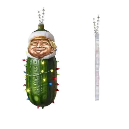 Adornos de Navidad del Presidente DJT 2024, divertido adorno de pepino DJT, adorno DJT, mercancía DJT, You Vance Missed C