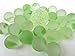 Big Game Toys~25 Glass Marbles Moon Glow Green/Yellow Speckled Classic Style Game Pack (24 Player, 1 Glow in The Dark Shooter) Decor/Vase Filler/Aquarium Shooter Patch MIB