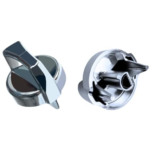 HOMEEQUIP A/C Heater Control Knob fits for Peterbilt HVAC 1987-2011 Fitment Includes 330, 335, 367, 375, 378, 379, 384, 386, & 387 Models (Chrome) (1 knob) Cover