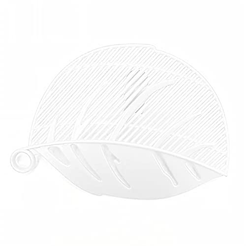 LJSF Filtros de Uso común Tablero de Drenaje de Hojas a presión Tallarines de arroz Talletro de Vegetales Strainer de arroz Herramienta de Cocina Apto para restaurantes, cocinas y Bares (Cor : White) Cover