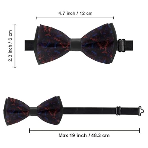 Formal Skin-friendly Bow Tie, Men’s Adjustable Pre-tied for Business and Wedding4