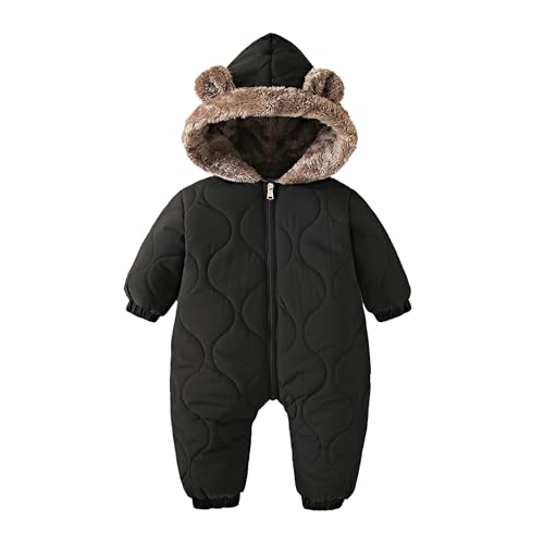 Yanmucy Combinaison de neige pour bébé en polaire épaisse et chaude pour bébé - Combinaison d'hiver pour landau - Pour bébé fille et garçon de 0 à 24...
