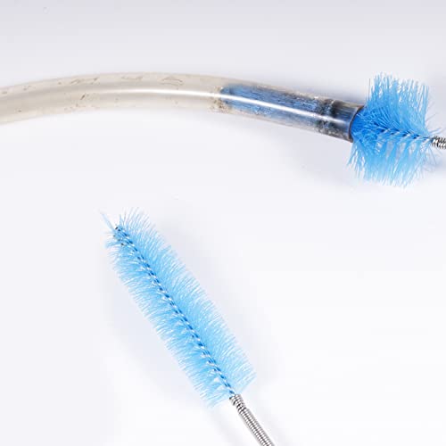 Bozenu Flexible Drain Brush, 66 Inch Long Double Ended Hose Pipe And 58 Inch Tube Cleaning Brush And 2 Pack 8 Inch Straw Cleaner Brush #TOP5