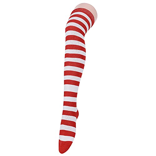 Image of American Trends Womens Rainbow Socks Striped Knee High Socks Thigh High Stockings Casual Tube Socks Costume Leg Warmers