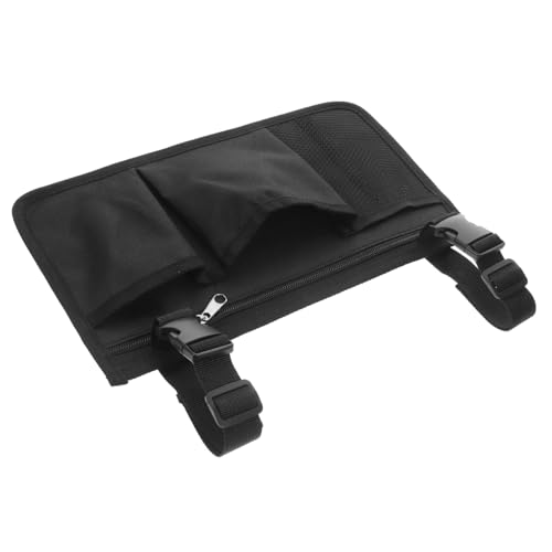 TIDTALEO 車椅子用大型収納バッグ 携帯電話対応 防水素材 取り付け簡単 電動車椅子 スクーター対応 便利なサイドポーチ 高齢者向けウォーカ