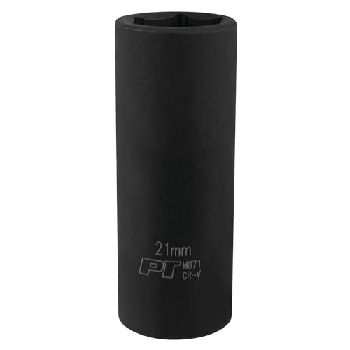 Image of Performance Tool M871 1 /2 Drive 21mm Deep Wall Impact Socket, 1 Pack