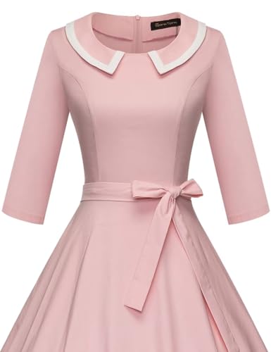 Image of GownTown Womens Dresses 1950s Vintage Swing Stretchy Dresses with Pockets