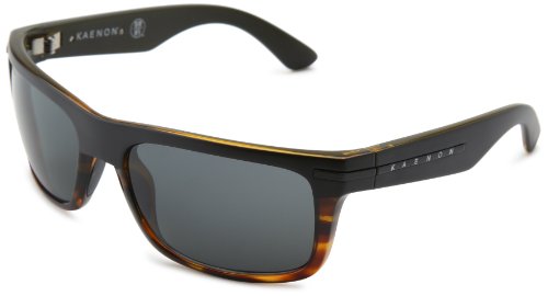 Kaenon Unisex Burnet Sunglasses - Matte Black/Tortoise Black | Ultra Pacific Blue
