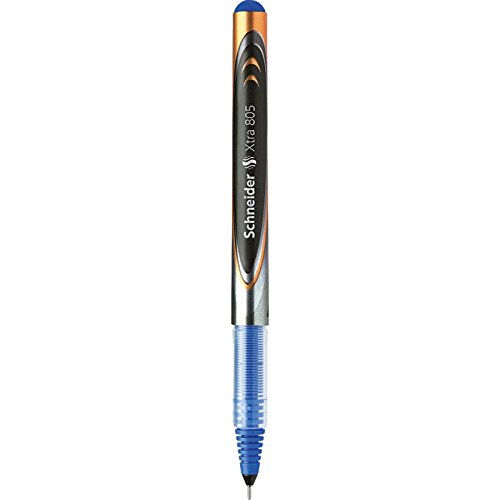 Schneider Xtra 805 NEEDLE POINT 05 Blue Paste Ink Rollers Pack of 3 - Image 2