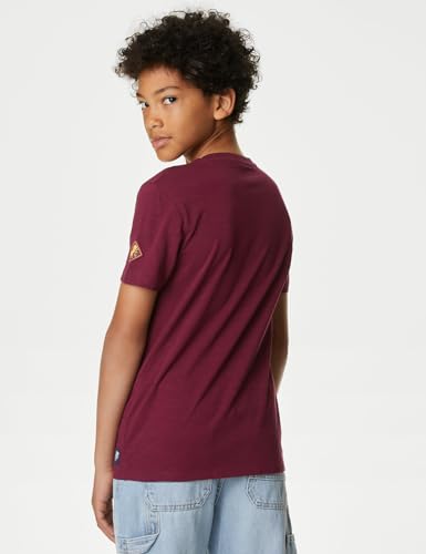 Image of Marks & Spencer Boy Cotton Solid Regular Fit T-Shirt