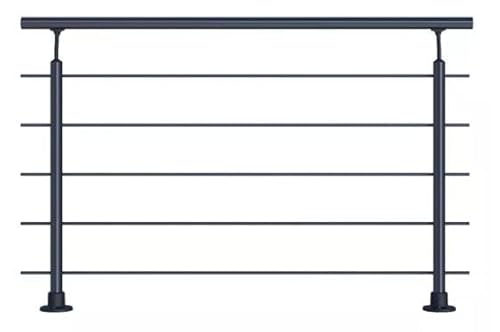 Balustrade KIT Clean Black Floor Mounted