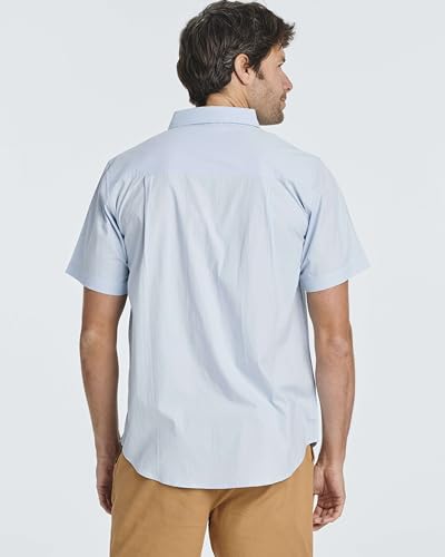 Real Essentials 3 Pack: Men's Regular-Fit Short-Sleeve Poplin Shirt (Available in Big & Tall)4