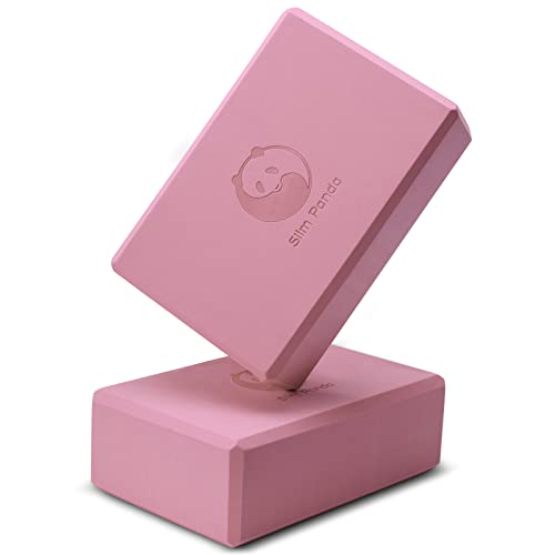 Slim Panda Yoga Blocks Set of 2 & Bag