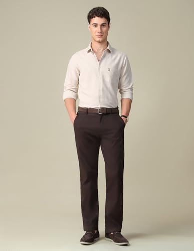 Image of U.s.Polo Association Men's Solid Tailored fit Shirt