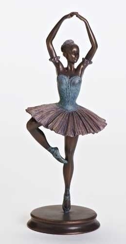 Ballet Collection Roman Exclusive Bronze Tone Dancing Ballerina on Base, 12-Inch