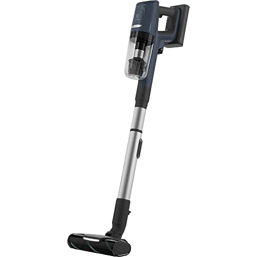 Electrolux Ultimate800, Ehvs85H3Ad, Multi-Surface Lightweight Cordless Stick Vacuum With Powerpro Hard Floor And Powerpro Bristle Nozzle, 5-Step Filtration, Led Smart Display, In Denim Blue #TOP1