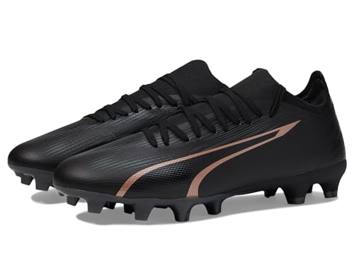 PUMA Ultra Match Firm Ground/Artificial Ground Puma Black/Copper Rose 8 D (M)