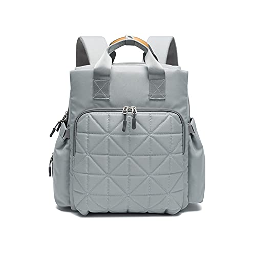 WANGYY Multifuncional madre embarazada mujer gran capacidad bolsa de viaje bebé cochecito mochila diseñada para madres (color : gris, tamaño: 29 x 48 x 12 cm)