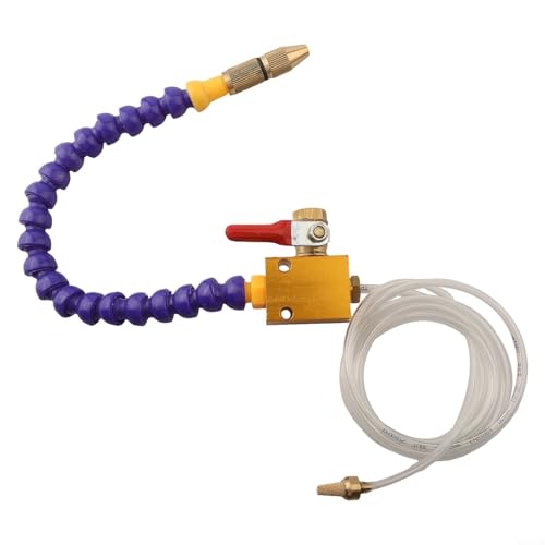 Sistema eficiente de lubricación por pulverización para tornos CNC, cuenta con tubo de aire de 8 mm para una refrigeración mejorada