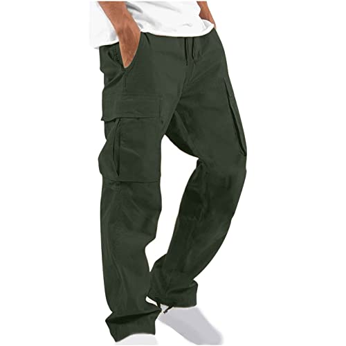 Cargo Pants for Men Baggy Hiking Pants with Pocket Work Athletic Sweatpants - image 2