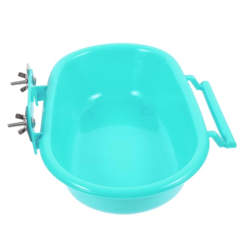 GALPADA Hanging Bird Bathtub for Parakeets Easy to Match Bird Cage Bath Made of Stable Pp Material