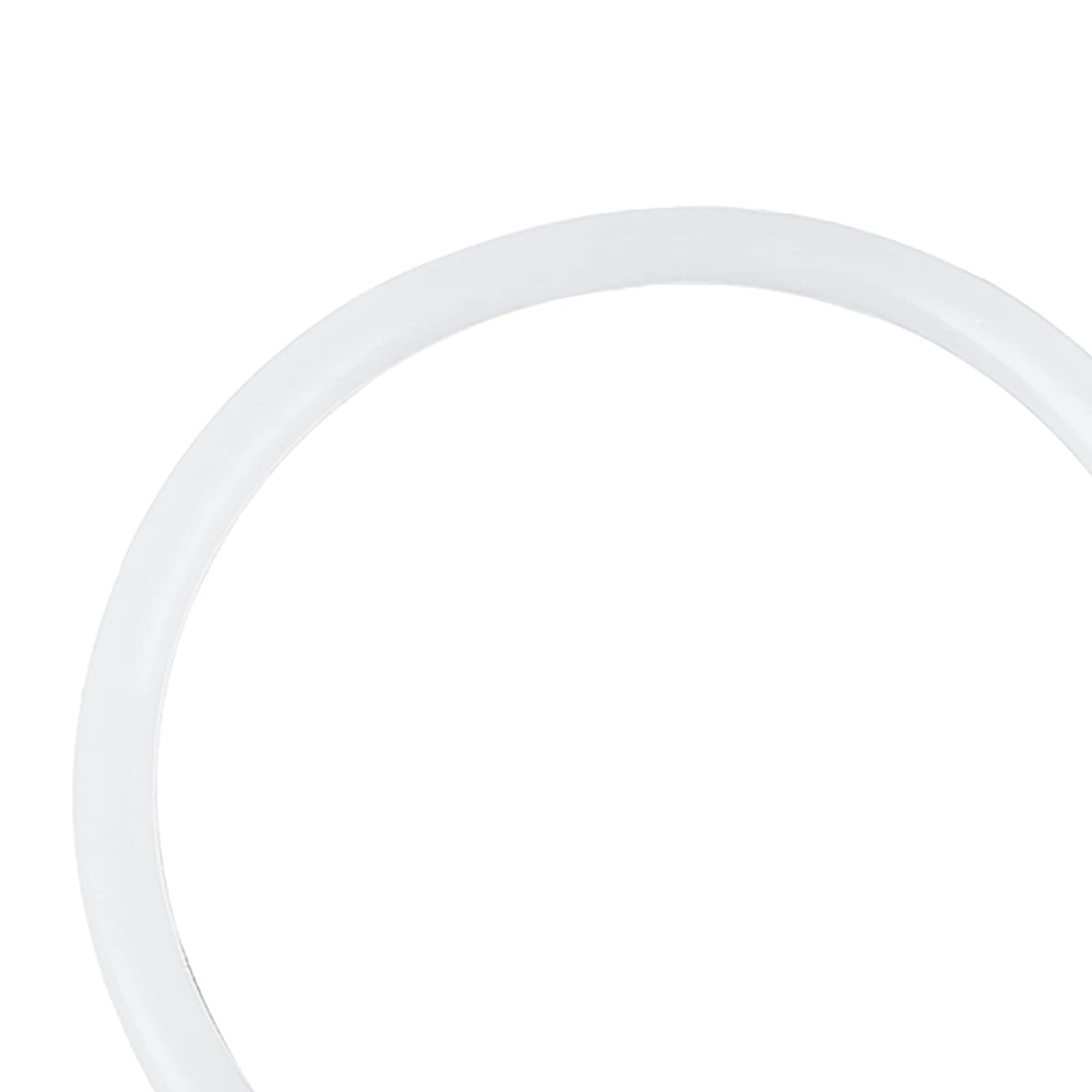 QUARKZMAN 60 x 52 x 4mm Silikon O-ring x 5 sztuk Uszczelka koło Uszczelka hydrauliczna i elastyczny kran, [Biały]