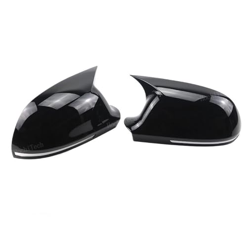 Coque rétroviseur carbone style klaxon noir pour A4 B8 A5 A6 A3 Q3