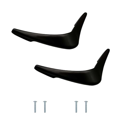 Image of VOLO V knobs for Drawers and cabinets for Home /Kitchen /Offices and Hotels - Versatile Solution for Home, Hotel, and Office Doors (Black, 2)