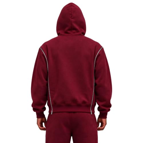 Oversized Hoodies for Men Zip Up Sweatshirt Light Jackets Fall Outfits 2026 - image 2