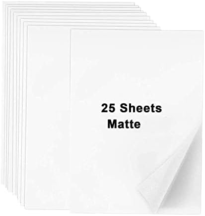 JOYEZA - Papel Calcomanía De Vinilo Para Impresora De Inyección De