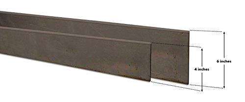 Coyote Landscape Products 5 each 6" X 8' x18 gauge Rolled Top Raw Lawn Edging Home Kit with 15 each Raw Edge Pins