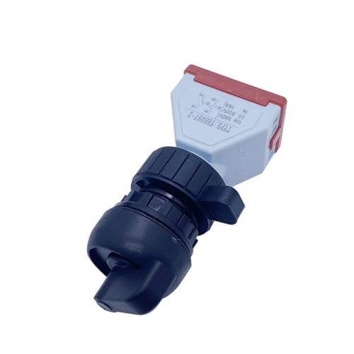 Interruptor giratorio con contacto plateado y selector de transferencia manual 16A IP66 5