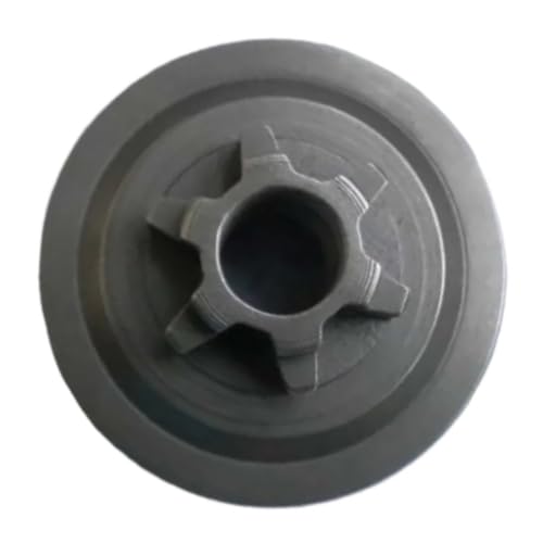 Piñón recto 3/8 6T de tambor de embrague para motosierras 25CC 26CC