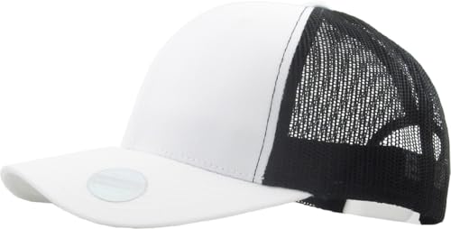 Image of Classic 6 Panel Cotton Twill Mesh Trucker Cap Hat Adjustable Snapback Hat