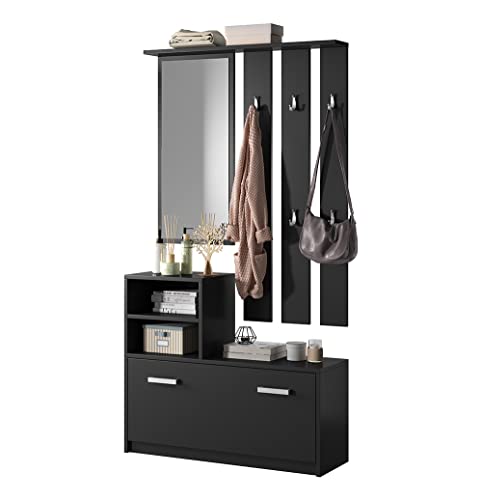 Selsey Flurgarderoben Set Garderobe Flur Wandgarderobe Garderobenpaneel...