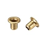 sourcing map Hollow Rivet,2.5mm x 3mm Through Hole Copper Hollow Rivets Grommets Double-Sided Circuit Board PCB 200Pcs