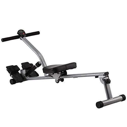 Image of Foldable Rowing Machines Rowing Machine Foldable Indoor Rower Exercise Equipment with 12-Level Quiet Magnetic Resistance for Cardio Exercise Workout at Home and Studio