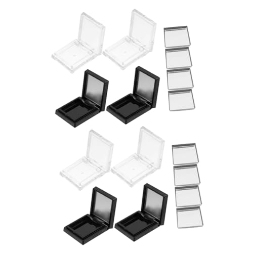PATKAW 6 Juegos Caja De Sombra De Ojos Vacía Plato Mezclador Cosmético Lápiz Labial Brillo Organizador De Cosméticos Sombra De Ojos Liquida Lápiz Labial Líquido Colorete El Plastico