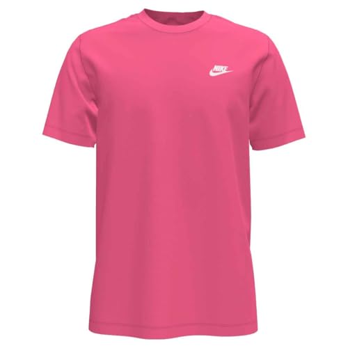 Image of Nike Sportswear Club Men's T-Shirt (Pinksicle /White) Size 4X-Large