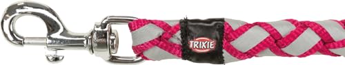 TRIXIE dog lead Cavo V-leash L-XL, 78.74 inches, ø 0.71 inches in fuchsia, adjustable leash with reflective elements - Image 2