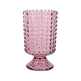 Ashland 7' Pink Hobnail Glass Container Fall Home Decor