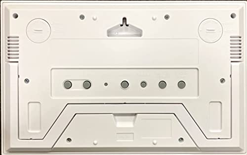 リズム シチズン 置き時計 電波 デジタル R189 ソーラー 補助電源 グリーン購入法 適合商品 白 CITIZEN 8RZ189-003 29.9×18.8×2.8cm [2]
